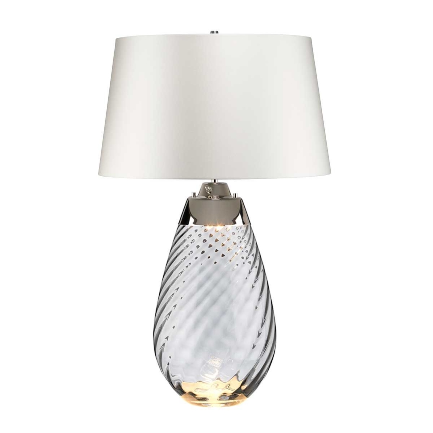 Elstead - Lámpara de mesa LED LENA 1xE27/40W/230V + 1xGU10/7W 74 cm blanco