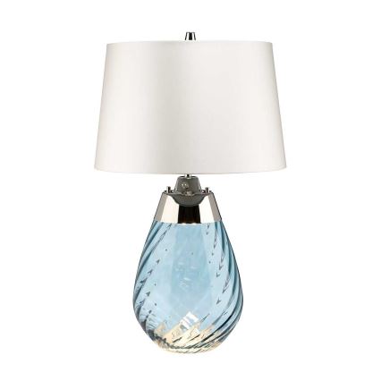 Elstead - Lámpara de mesa LED LENA 1xE27/60W/230V + 1xGU10/7W 60,5cm azul/blanco