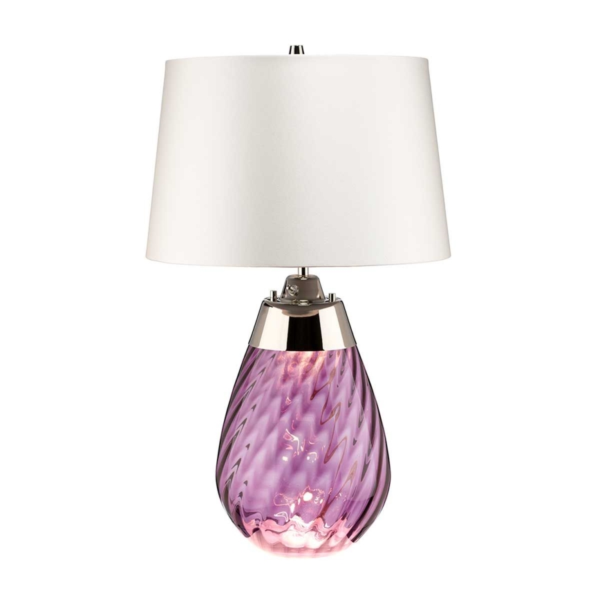 Elstead - Lámpara de mesa LED LENA 1xE27/40W/230V + 1xGU10/7W 74 cm rosa