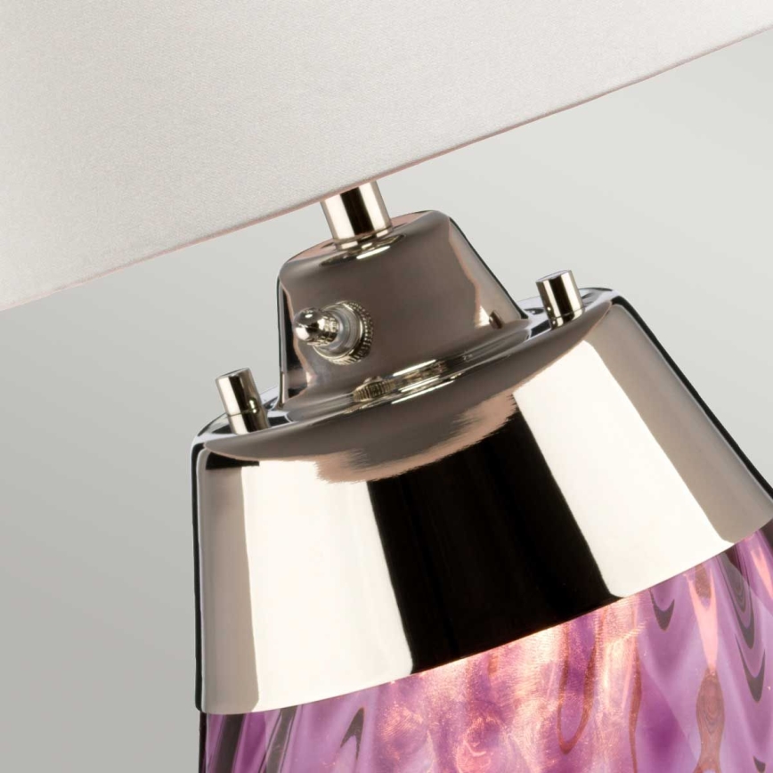 Elstead - Lámpara de mesa LED LENA 1xE27/40W/230V + 1xGU10/7W 74 cm rosa