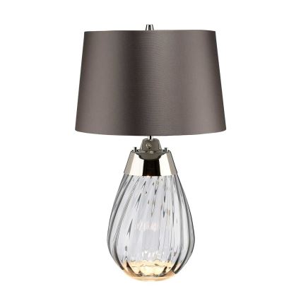 Elstead - Lámpara de mesa LED LENA 1xE27/60W/230V + 1xGU10/7W 60,5 cm gris