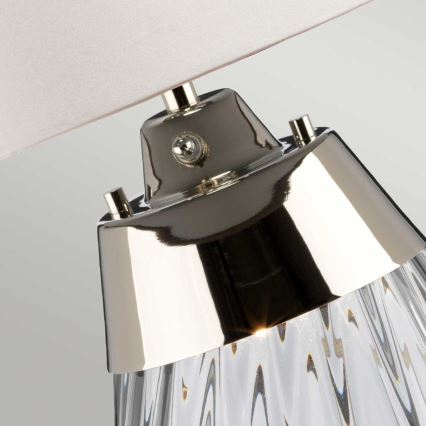 Elstead - Lámpara de mesa LED LENA 1xE27/60W/230V + 1xGU10/7W 60,5 cm blanco