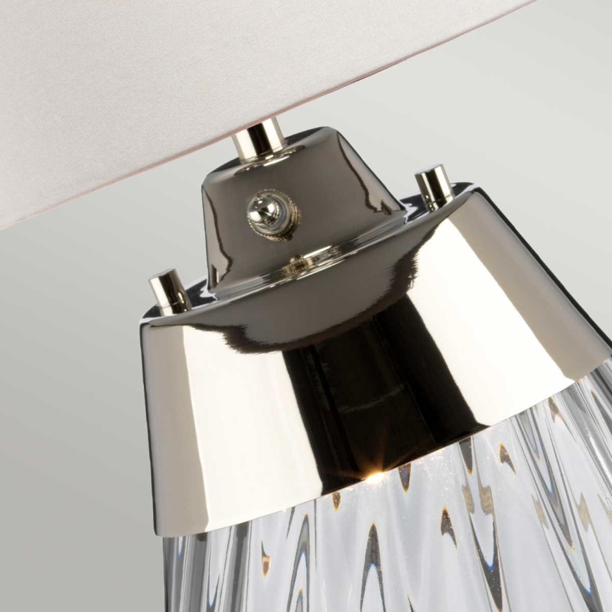 Elstead - Lámpara de mesa LED LENA 1xE27/60W/230V + 1xGU10/7W 60,5 cm blanco