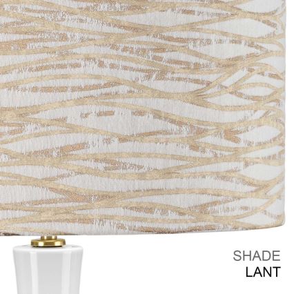 Elstead - Lámpara de mesa MILO 1xE27/60W/230V beige