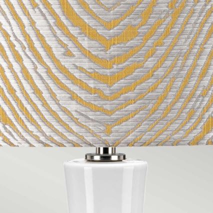 Elstead - Lámpara de mesa MILO 1xE27/60W/230V gris/dorado
