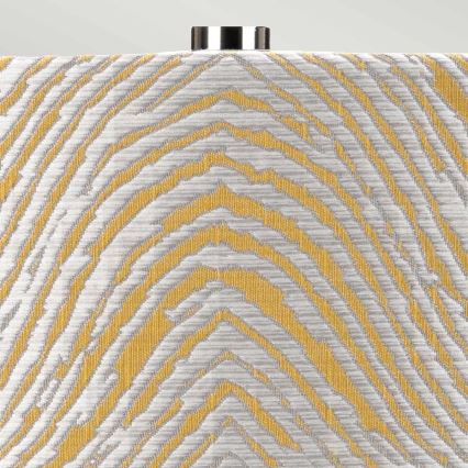 Elstead - Lámpara de mesa MILO 1xE27/60W/230V gris/dorado