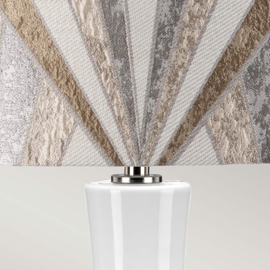 Elstead - Lámpara de mesa MILO 1xE27/60W/230V gris/marrón