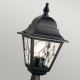 Elstead NR3-BLK - Lámpara de exterior NORFOLK 1xE27/100W/230V IP43