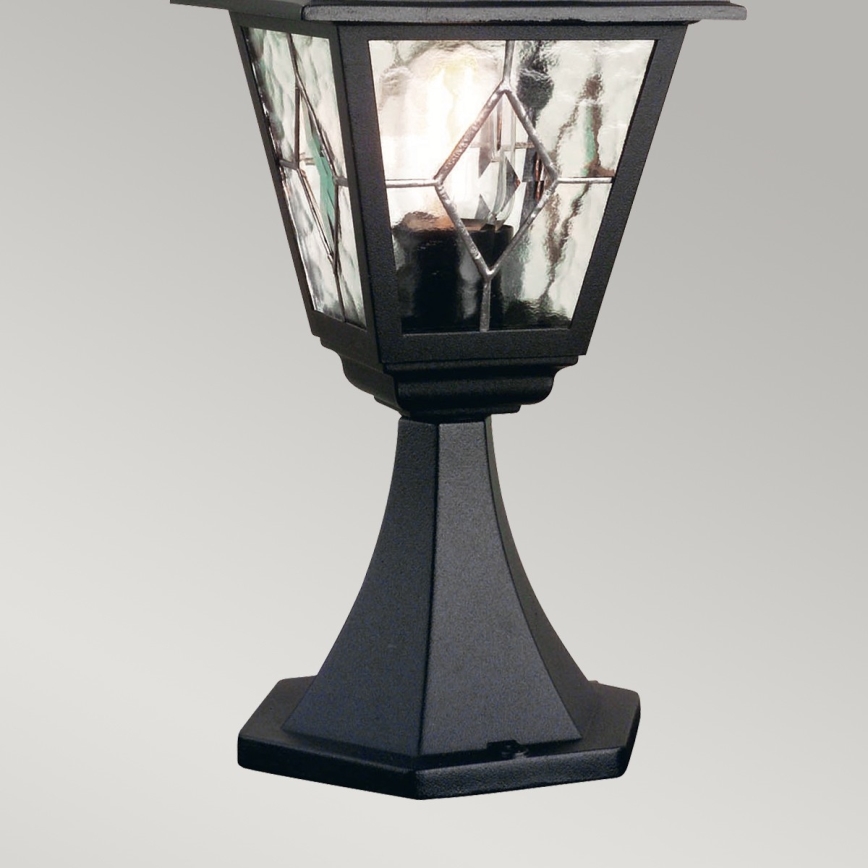 Elstead NR3-BLK - Lámpara de exterior NORFOLK 1xE27/100W/230V IP43