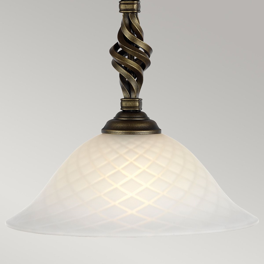 Elstead - Lámpara colgante con cadena PEMBROKE 1xE27/60W/230V