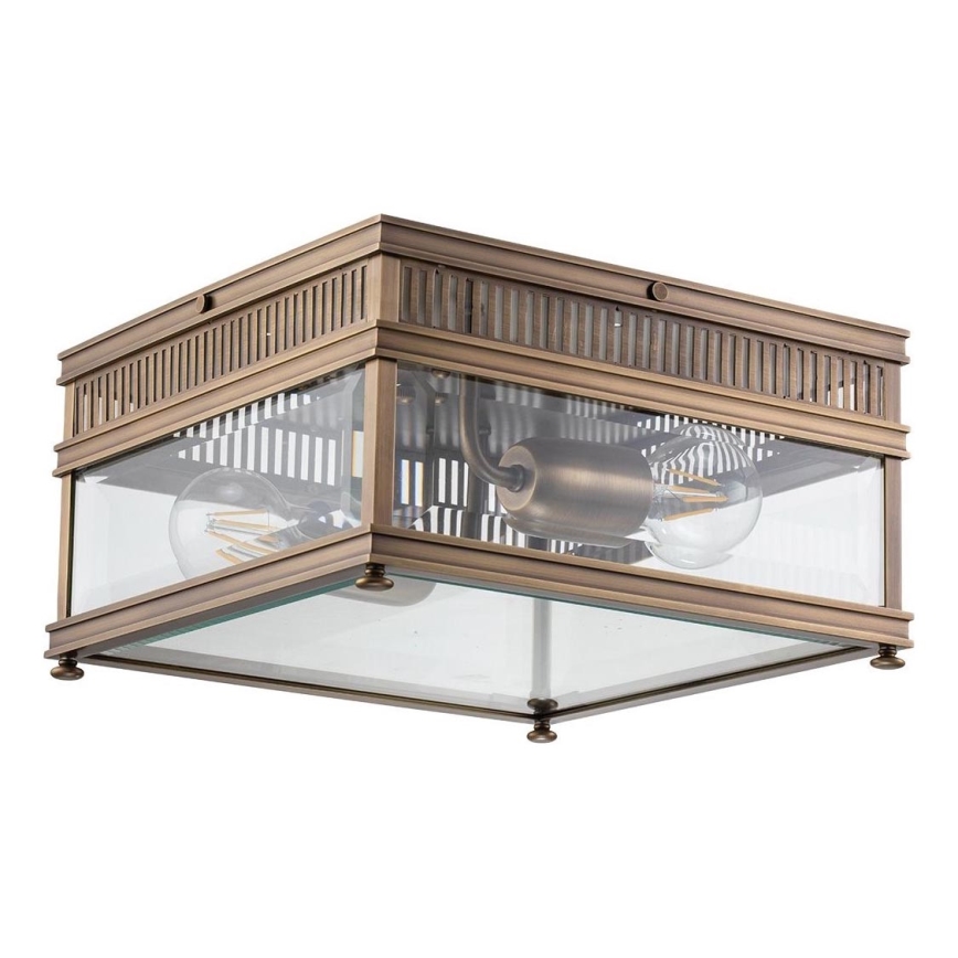Elstead - Plafón de exterior HOLBORN 2xE27/60W/230V IP44