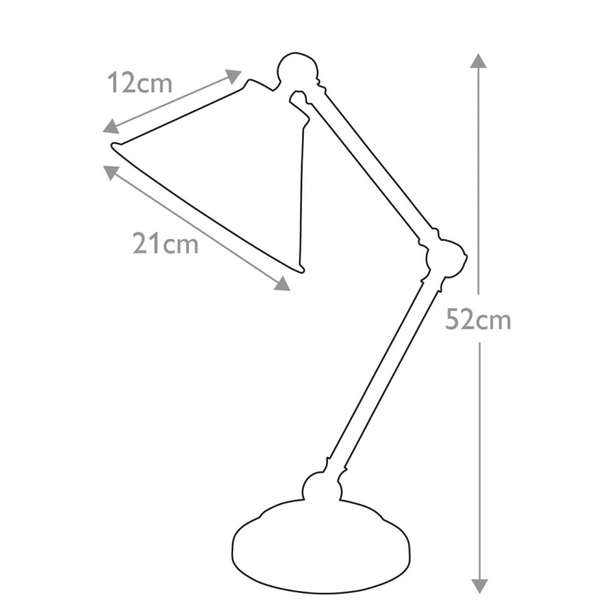 Elstead - Lámpara de mesa PROVENCE ELEMENT 1xE27/60W/230V negro