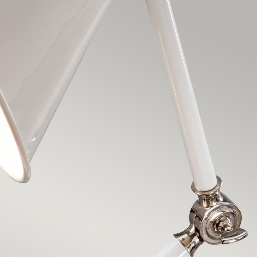 Elstead - Lámpara de mesa PROVENCE ELEMENT 1xE27/60W/230V blanco