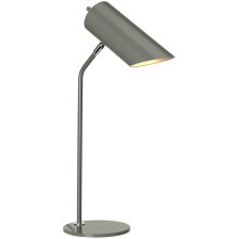 Elstead QUINTO-TL-GPN - Lámpara de mesa QUINTO 1xE27/8W/230V gris