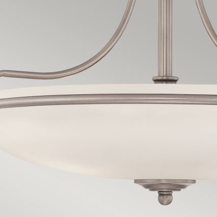 Elstead - Lámpara de techo GRIFFIN 4xE27/100W/230V cromo mate