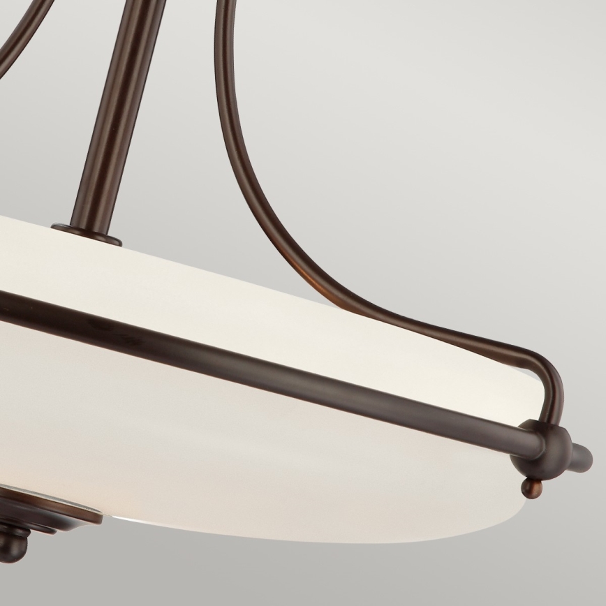 Elstead - Lámpara de techo GRIFFIN 4xE27/100W/230V bronce