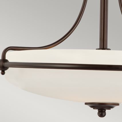 Elstead - Lámpara de techo GRIFFIN 4xE27/100W/230V bronce