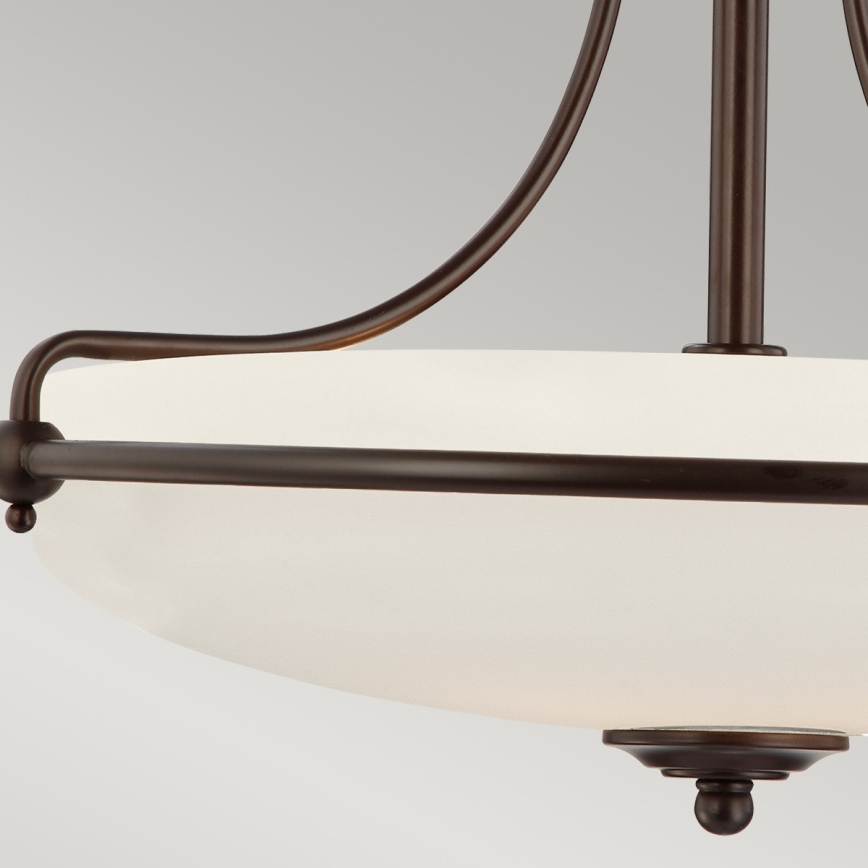 Elstead - Lámpara de techo GRIFFIN 4xE27/100W/230V bronce