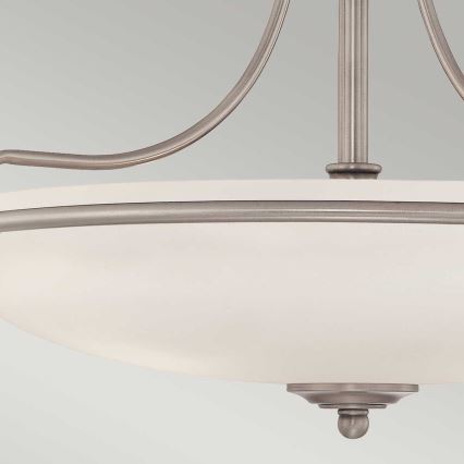 Elstead - Lámpara de techo GRIFFIN 3xE27/100W/230V cromo mate