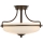 Elstead QZ-GRIFFIN-SFS-PN - Lámpara de techo GRIFFIN 3xE27/100W/230V bronce