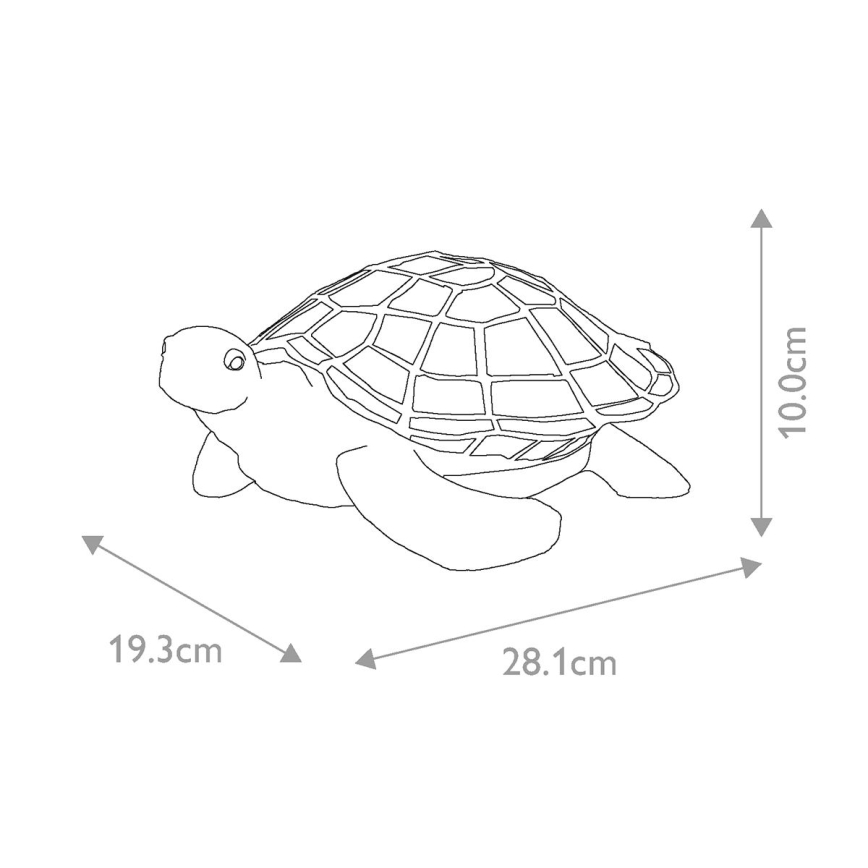 Elstead QZ-SAWBACK-TL - Lámpara LED decorativa TIFFANY 1xG9/3W/12/230V tortuga