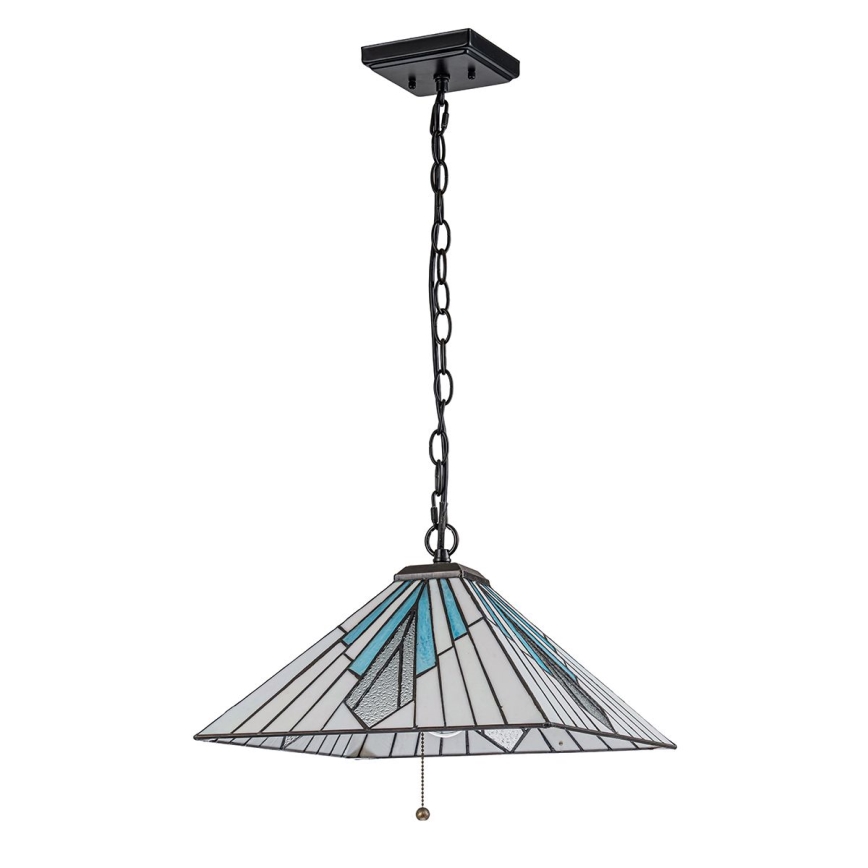 Elstead - Lámpara colgante con cadena ALDERLEY 2xE27/60W/230V