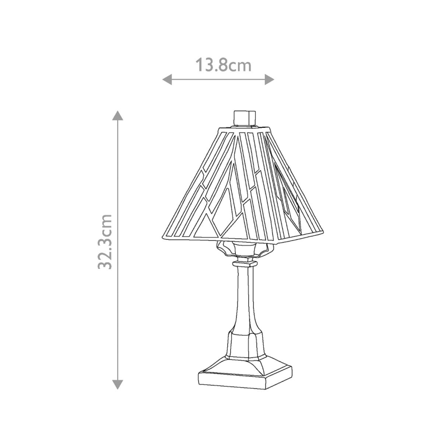 Elstead - Lámpara de mesa ALDERLEY 1xE14/40W/230V 32,3 cm
