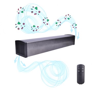 Emisor germicida UV indirecto 2G11/36W/230V + mando a distancia