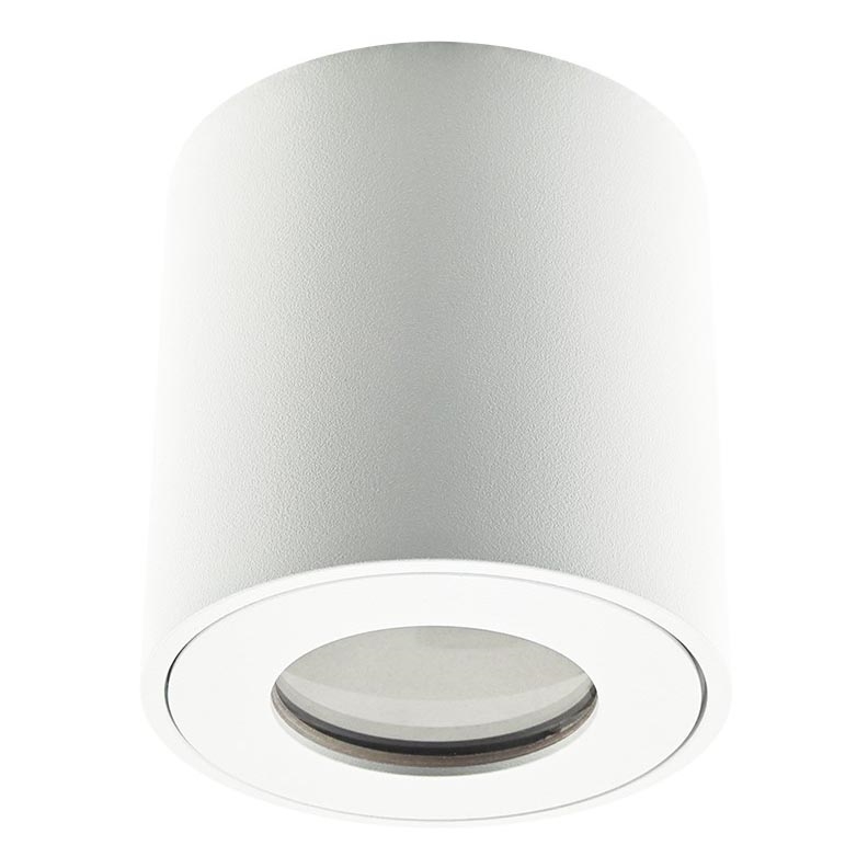 Emithor 48620 - Foco de baño ALMAN 1xGU10/35W/230V IP44 redondeado blanco