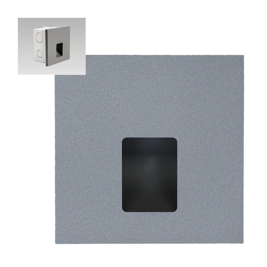 Emithor 70423 - Iluminación de la escalera LED VIX LED/1W/230V 4000K gris