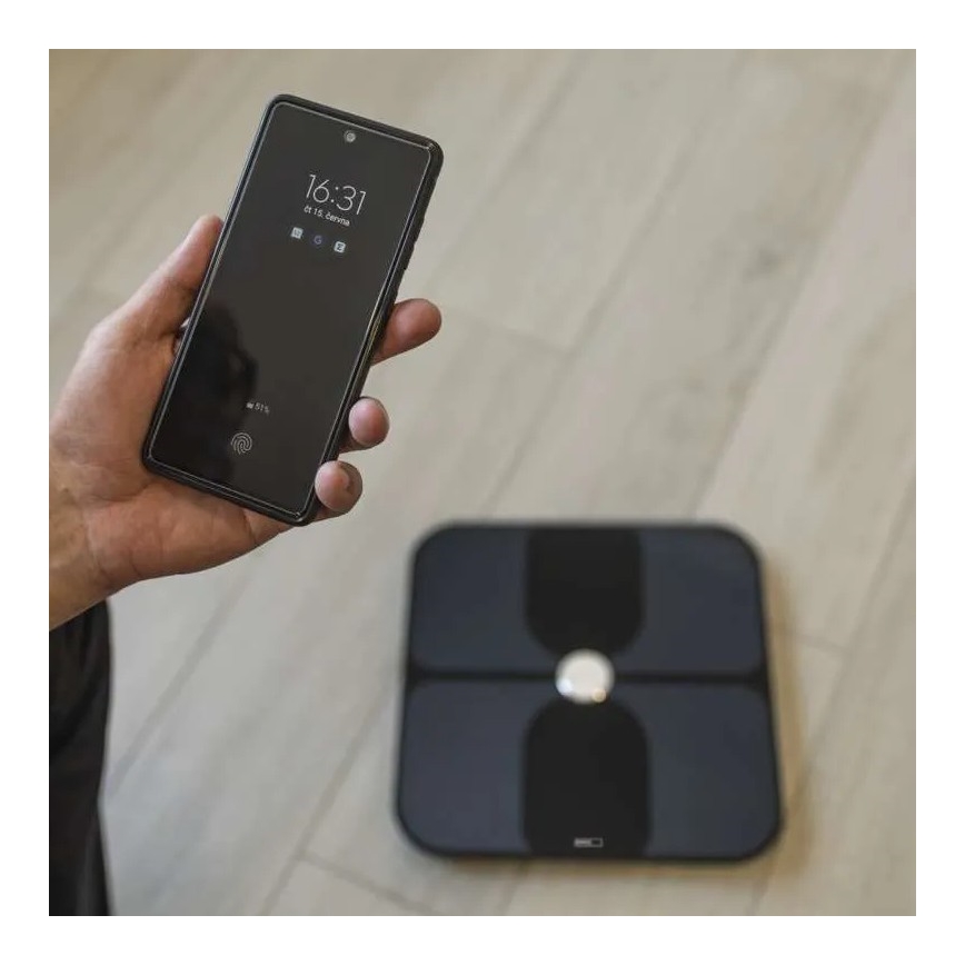 Báscula personal inteligente GoSmart 3xAAA Tuya