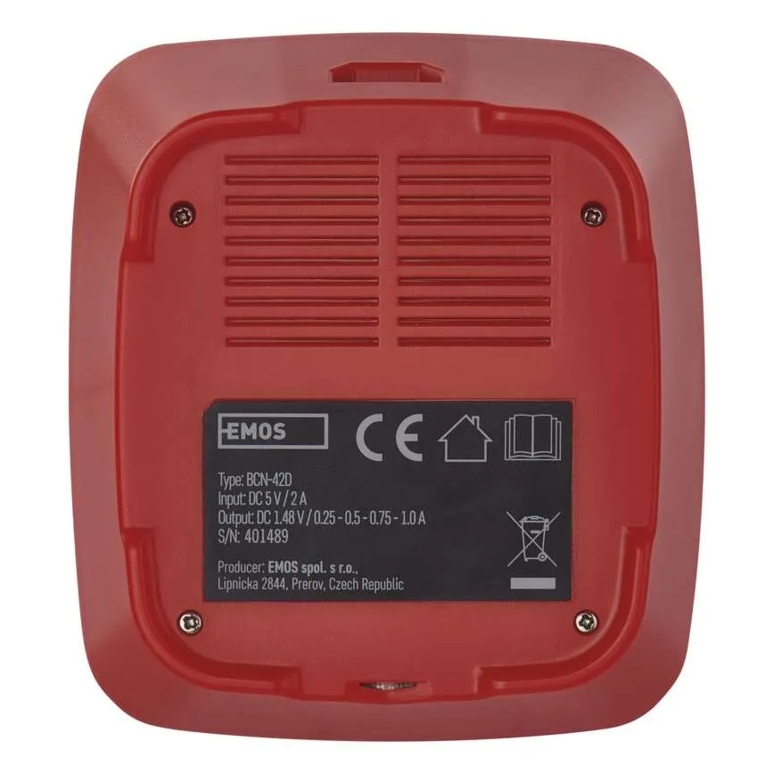 Cargador de baterías con pantalla LCD 4xAA/AAA 5V
