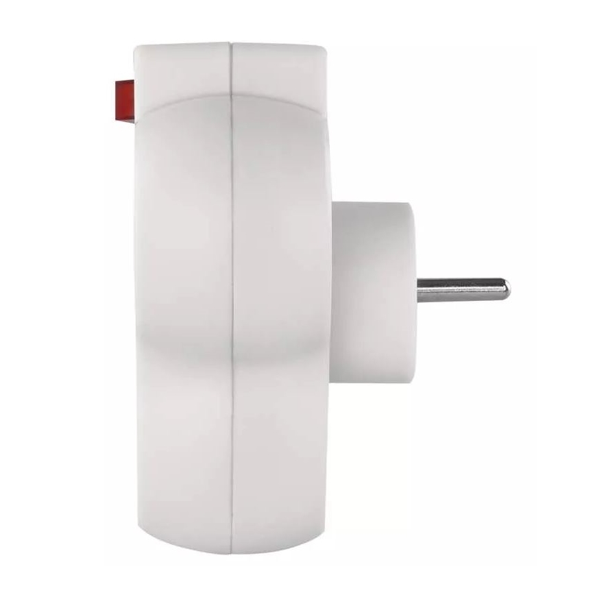 Enchufe con interruptor 3x10A/230V