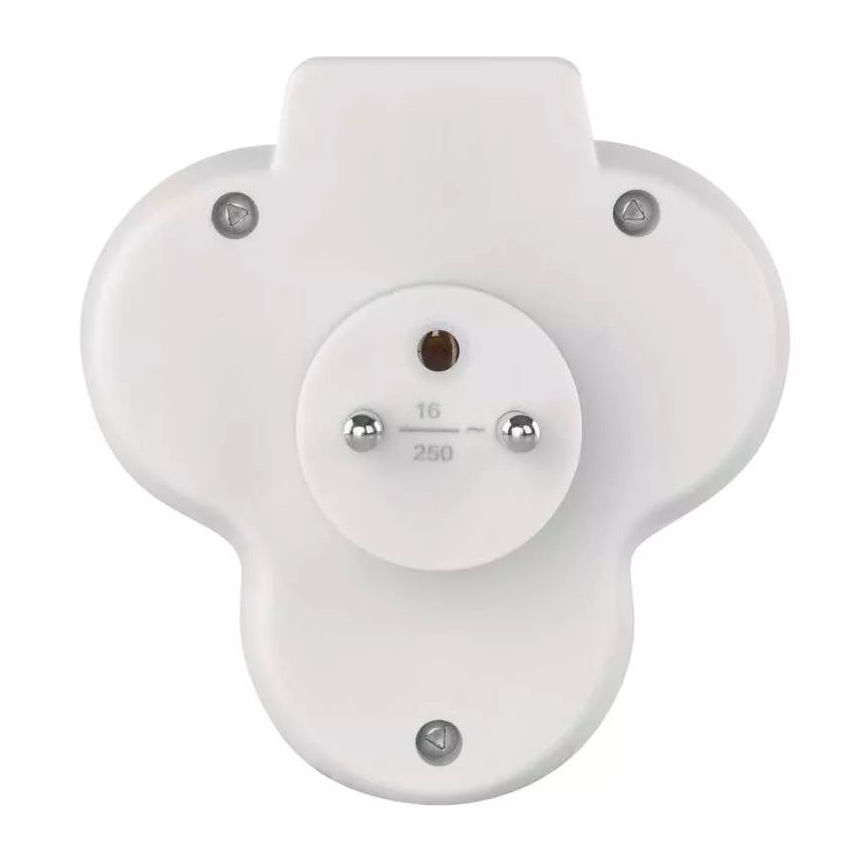 Enchufe con interruptor 3x10A/230V