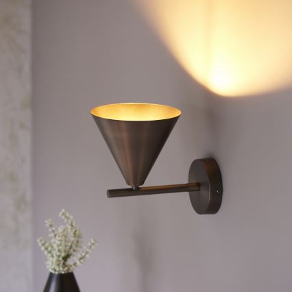 Endon 102894 - Foco de pared CAPE 1xE14/7W/230V bronce