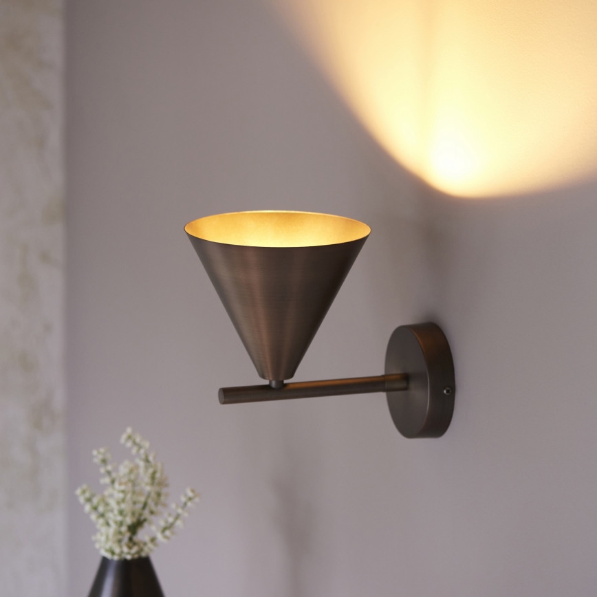 Endon 102894 - Foco de pared CAPE 1xE14/7W/230V bronce