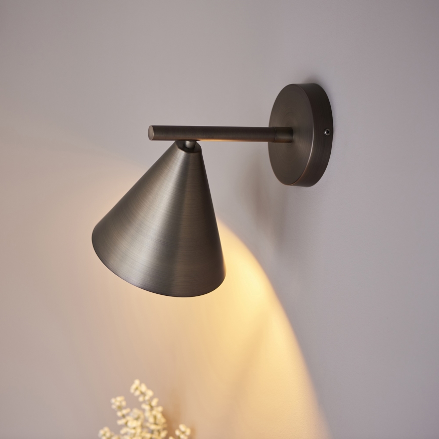 Endon 102894 - Foco de pared CAPE 1xE14/7W/230V bronce