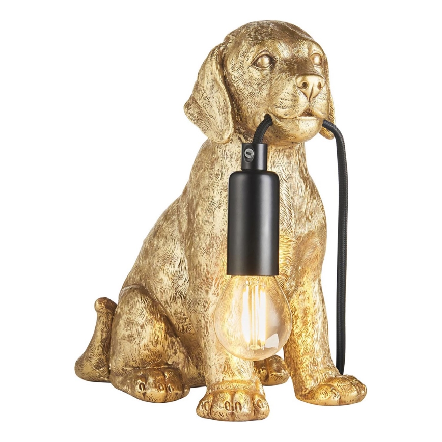 Endon 107364 - Lámpara de mesa PUPPY 1xE14/7W/230V dorado