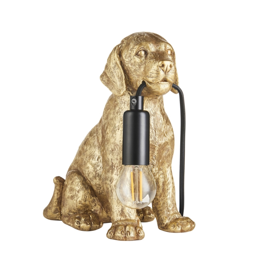 Endon 107364 - Lámpara de mesa PUPPY 1xE14/7W/230V dorado