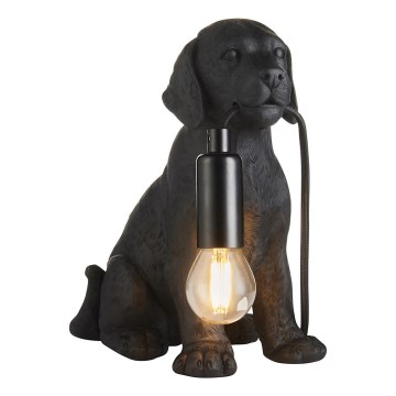 Endon 107365 - Lámpara de mesa PUPPY 1xE14/7W/230V negro