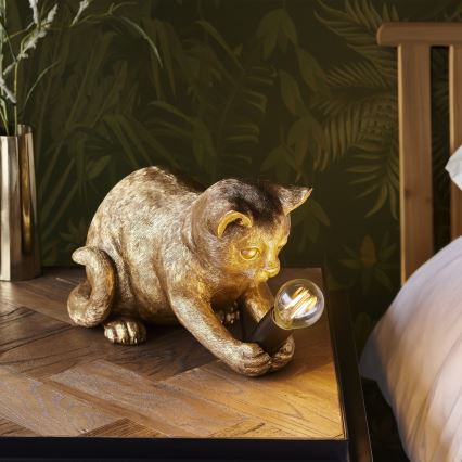 Endon 107389 - Lámpara de mesa KITTEN 1xE14/7W/230V dorado