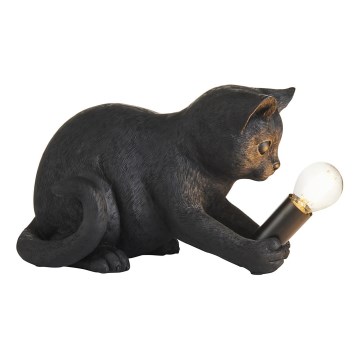Endon 107390 - Lámpara de mesa KITTEN 1xE14/7W/230V negro