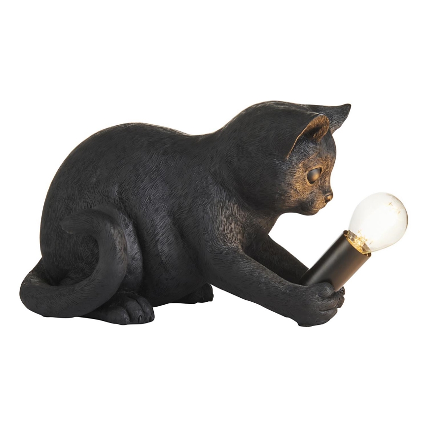 Endon 107390 - Lámpara de mesa KITTEN 1xE14/7W/230V negro