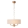 Endon 110723 - Lámpara colgante con cadena HIGHCLERE 3xE14/40W/230V beige/latón
