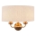 Endon 110726 - Aplique HIGHCLERE 2xE14/40W/230V beige/latón