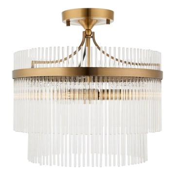 Endon 112575 - Lámpara de techo MARIETTA 3xE14/7W/230V latón/transparente