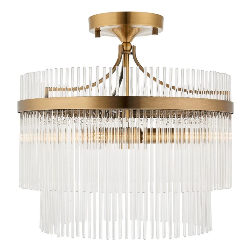 Endon 112575 - Lámpara de techo MARIETTA 3xE14/7W/230V latón/transparente