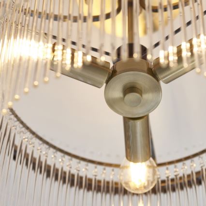 Endon 112575 - Lámpara de techo MARIETTA 3xE14/7W/230V latón/transparente