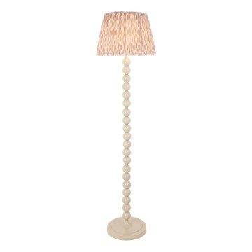 Endon 114632 - Lámpara de pie HIGGLEDY 1xE27/10W/230V beige