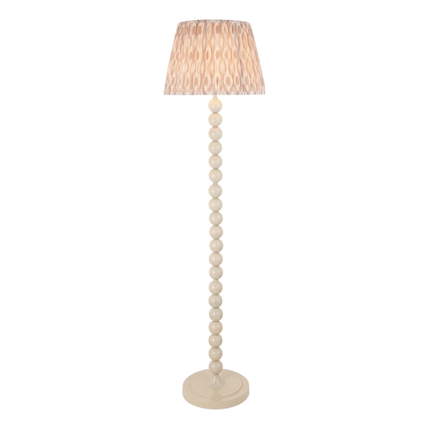 Endon 114632 - Lámpara de pie HIGGLEDY 1xE27/10W/230V beige